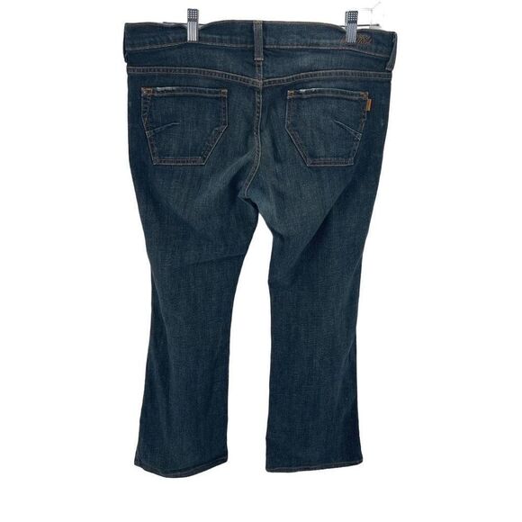 James Jeans Women's Dry Aged Bootcut Low Rise Dark Wash Denim Blue Size 32 - Picture 2 of 14
